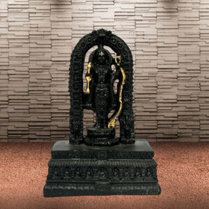 Ram Lalla Idol Showpiece for Home Decor (Black) Polyresin – 4 Inch