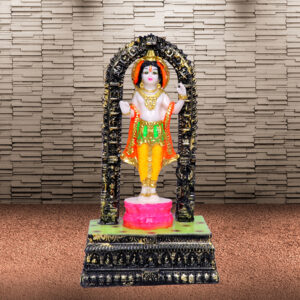 Ram Lalla Idol Showpiece for Home Decor (Multicolor) Marble – 7 Inch