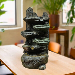 Water Fountain Showpiece for Home Decor (Antique) Polyresin – 25 Inch