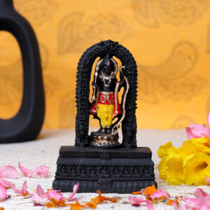 Ram Lalla Idol Showpiece for Home Decor (Black) Polyresin – 4 Inch