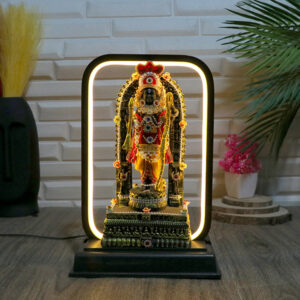 LED Ram Lalla for Home Decor (Dress Work) Polyresin – 9 Inch