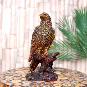 Mighty Eagle Showpiece for Home Decor (Antique) Polyresin – 8 Inch