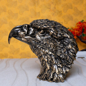 Eagle Face Showpiece for Home Decor (Antique) Polyresin – 8.5 Inch
