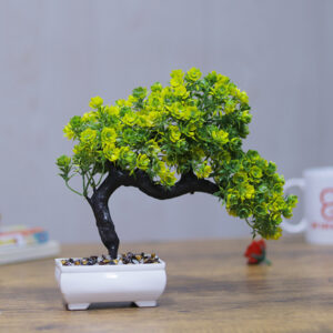 Artificial Plant Showpiece for Home Decor (Plastic) – 10 Inch