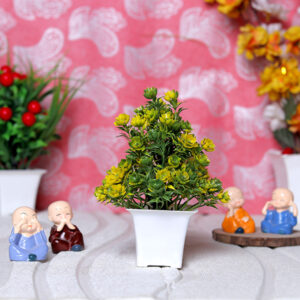 Artificial Plant Showpiece for Home Decor (Plastic) – 7 Inch