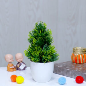 Artificial Plant Showpiece for Home Decor (Plastic) – 5.5 Inch