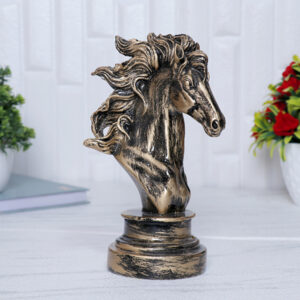 Antique Chess Horse Showpiece for Home Decor (Antique) Polyresin – 8 Inch