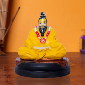 Premanand Maharaj Idol | Spiritual Guru Murti for Home & Office | 7 cm (L) x 7 cm (D) x 10 cm (H) | Meditation Statue