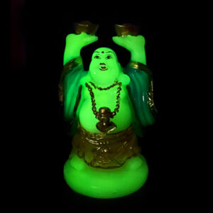 Radium LED Buddha Holding Gold Ingots for Prosperity