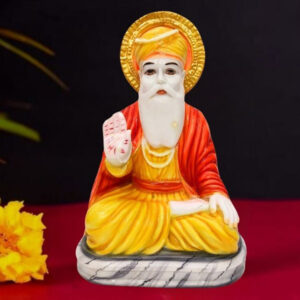 Guru Nanak Dev Ji Idol Showpiece Figurine Statue (Marble) -18 Inch