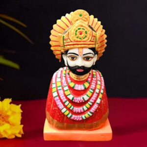 Khatu Shyam Idol Showpiece Figurine Statue (Marble) – 12 Inch