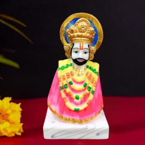 Khatu Shyam Idol Showpiece Figurine Statue (Marble) – 6 Inch