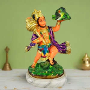 Lord Hanuman Idol Marble Sculpture - 12 Inch