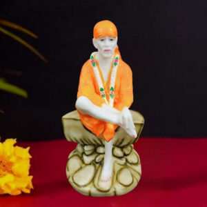 Sai Baba Idol Divine Marble Statue for Home & Office - 15 inch