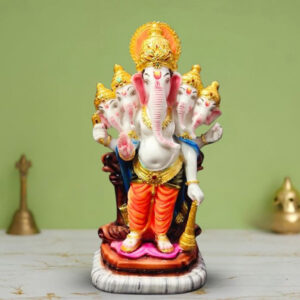 Lord Ganesh idol showpiece for home and office (Marble) -18 inch