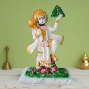 Lord Hanuman idol Sculpture Statue for Home Decor (Marble) – 15 Inch