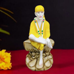 Sai Baba Idol Divine Marble Statue for Home & Office - 15 inch