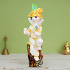Lord Ganesh idol showpiece for home and office (Marble) -20 inch
