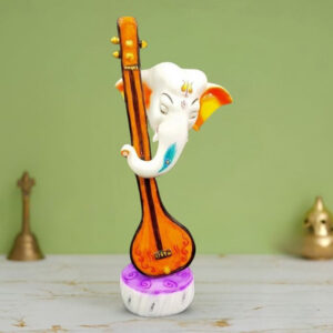 Lord Ganesh idol showpiece for home and office (Marble) -18 inch