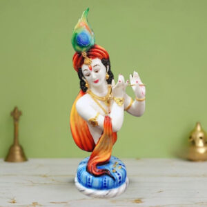 Lord Krishna idol showpiece for home decor (Marble) – 20 inch