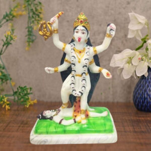 Goddess Kali Mata idol Sculpture Statue for Home Decor (Marble) – 15 Inch