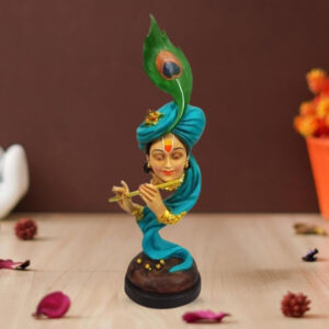 Lord Krishna idol showpiece for home decor (Marble) – 20 inch