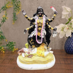 Goddess Kali Mata idol Sculpture Statue for Home Decor (Marble) – 12 Inch
