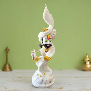 Lord Krishna idol showpiece for home decor (Marble) – 20 inch