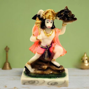 Lord Hanuman idol Sculpture Statue for Home Decor (Marble) - 6 Inch